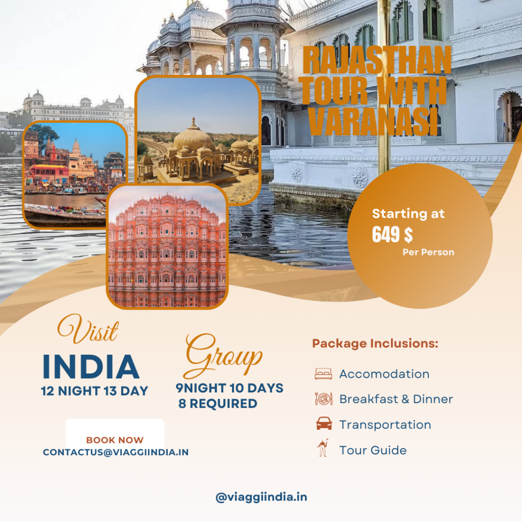 Rajasthan tour with Varanasi  