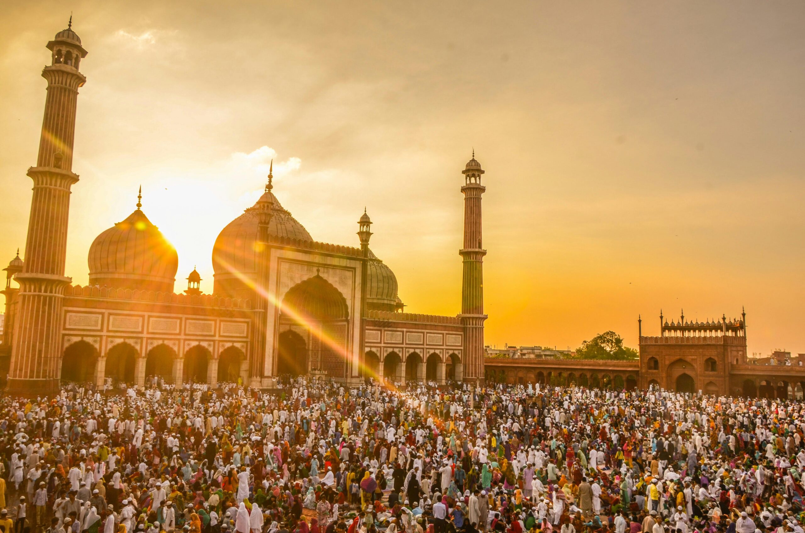 India landscape at golden hour