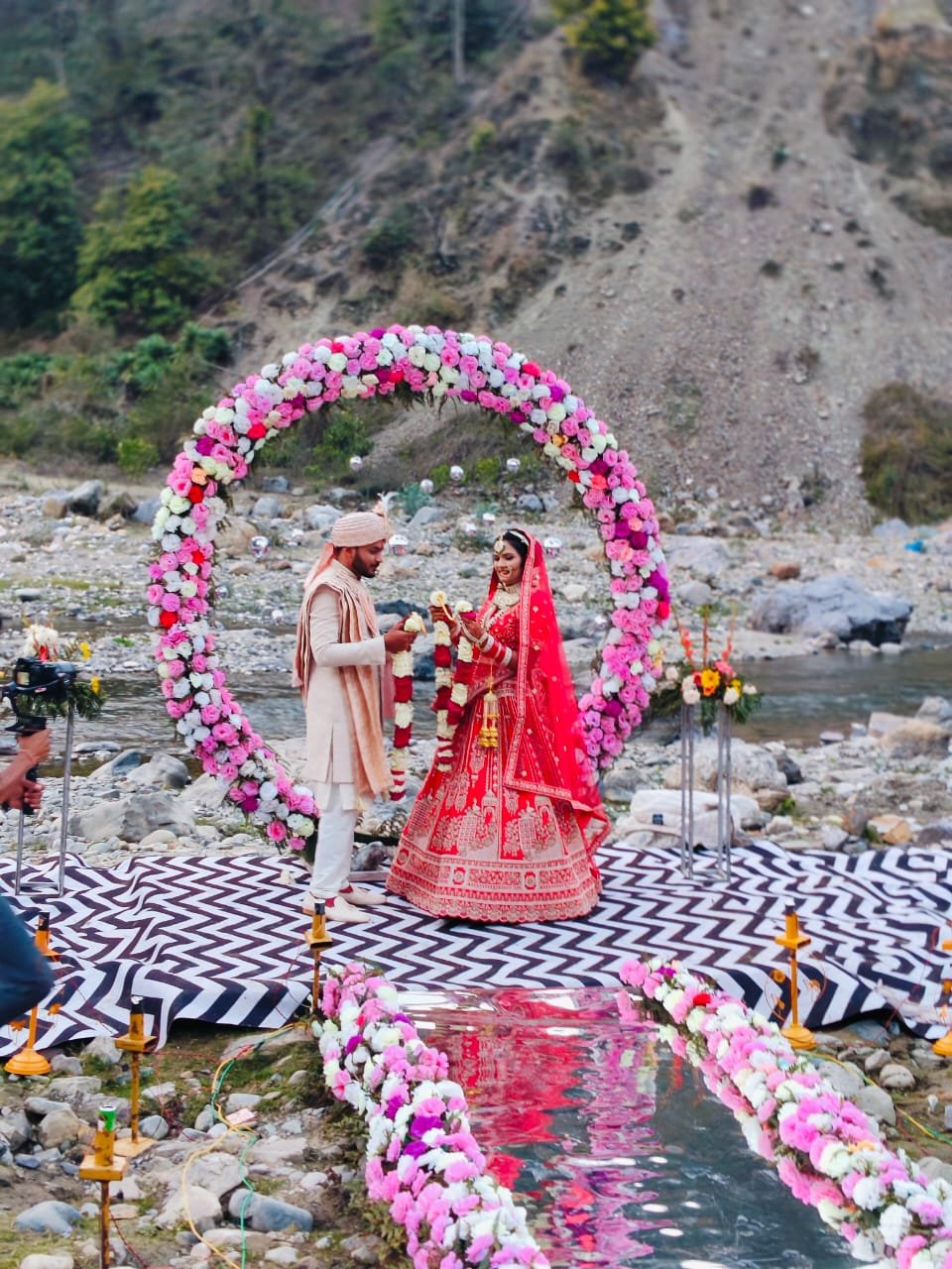 Destination wedding ceremony in India