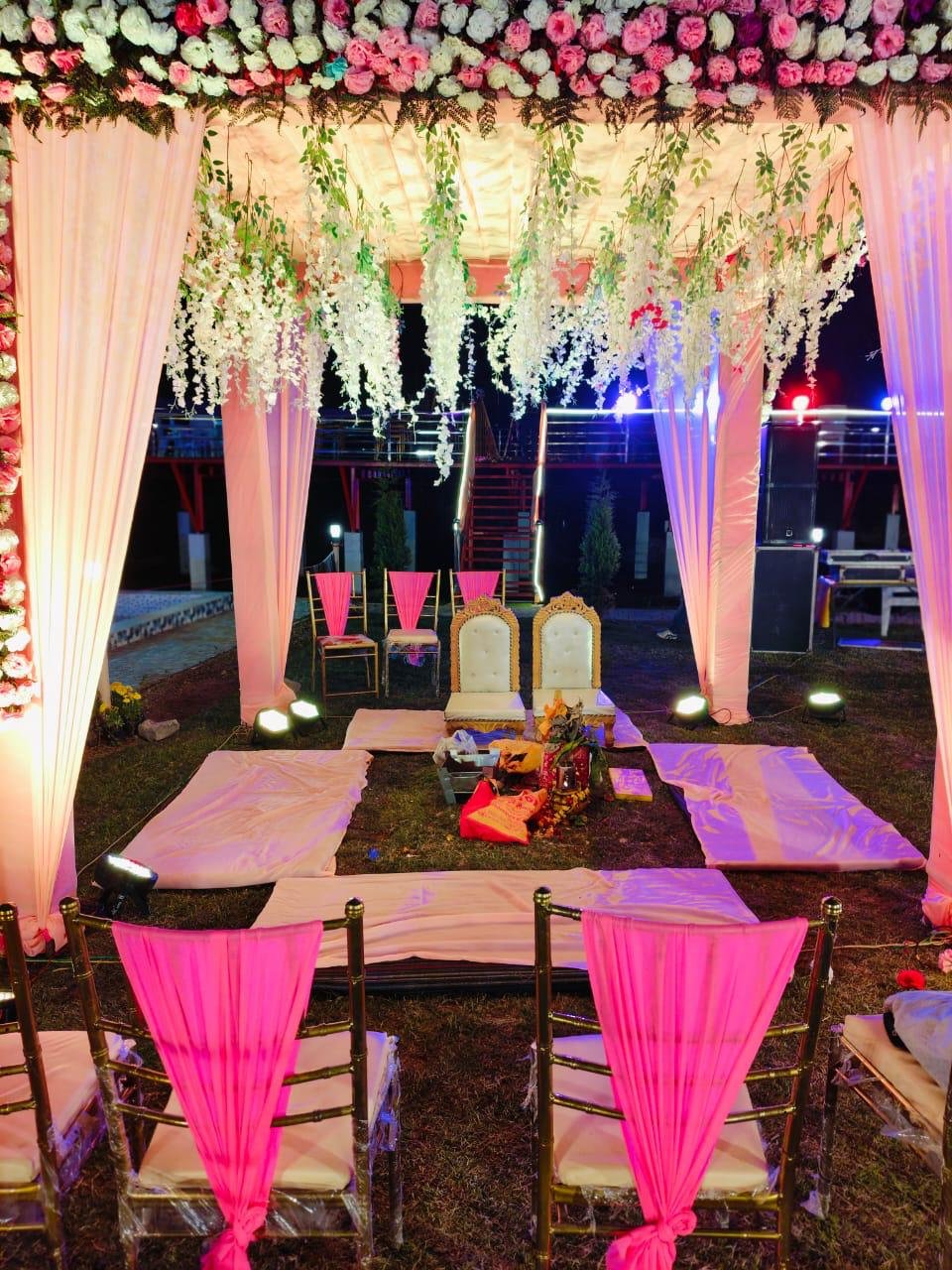 Destination wedding event in India